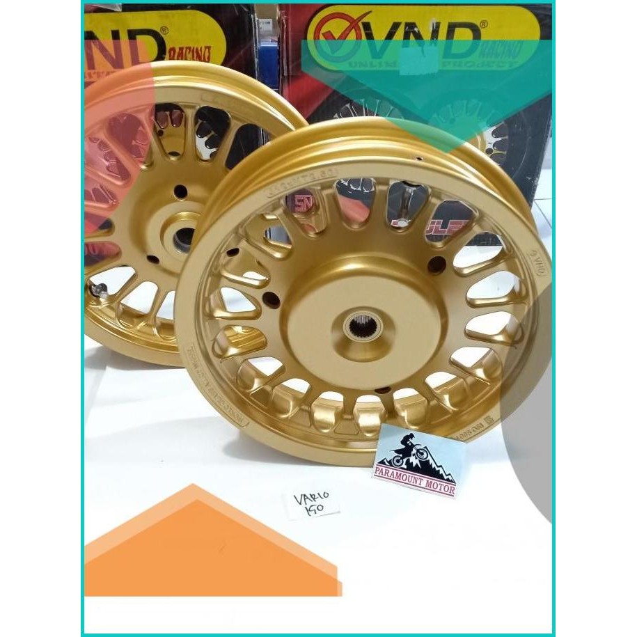 Velg racing VND VARIO 150 RING 12 SET DEPAN BELAKANG ROULETTE 140BZ4