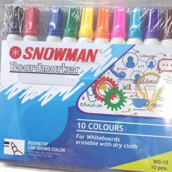 

Spidol Snowman Whiteboard Bg.12 @10 Warna