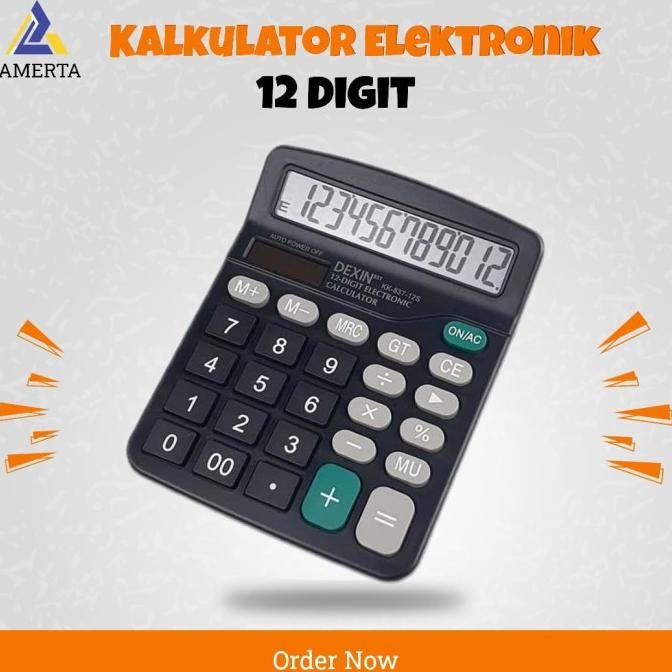 

fgk-45 DEXIN Kalkulator Elektronik 12 Digit Premium