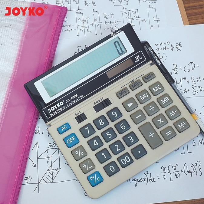 

yt- Joyko Calculator 12 Digits / Kalkulator CC-868 Original