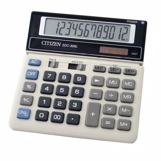 

ty-35 Kalkulator Citizen type SDC 868 L - Calculator Citizen 12 Digit 868 L Viral