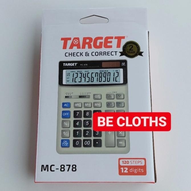 

h-4 Target MC-878 Kalkulator Dagang Check Corect MC878 Like SDC 868 SDC868 Termurah