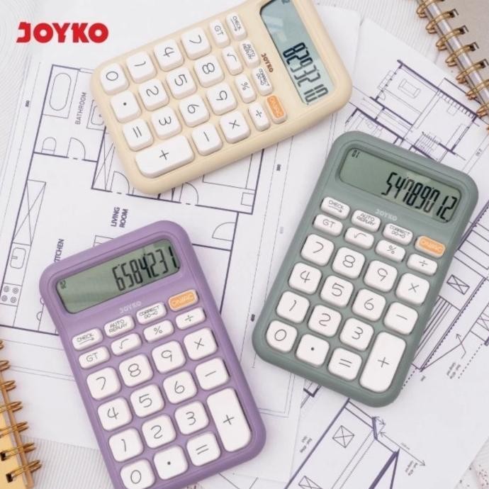 

dvc-78 Calculator Kalkulator Joyko CC-62CO 12 Digits Check & Correct Viral