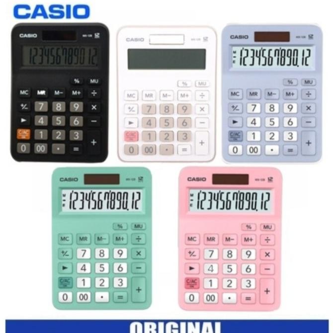 

dw-45 CASIO MX-12B Stylist Colorful - Kalkulator Warna Calculator Desktop Original