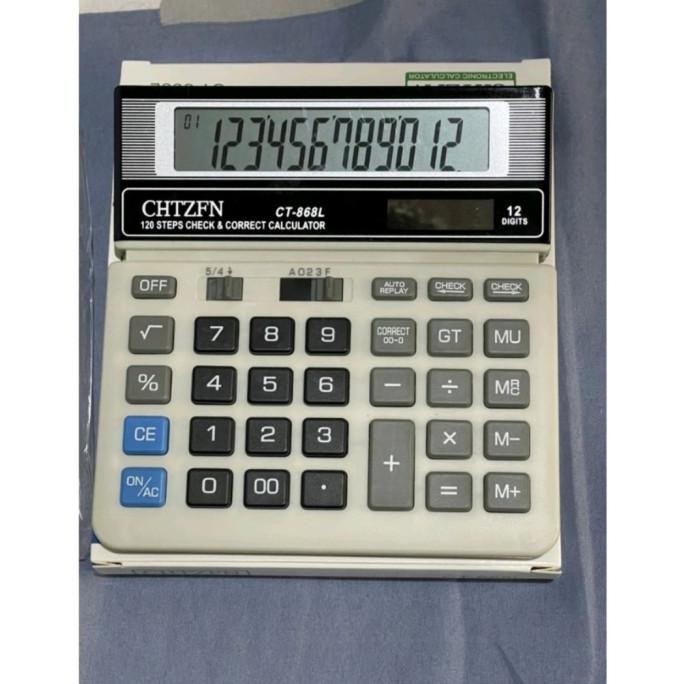 

LI34 Kalkulator Citizen 12 Digit 868L - Kakulator Dagang / Kalkulator Check Original