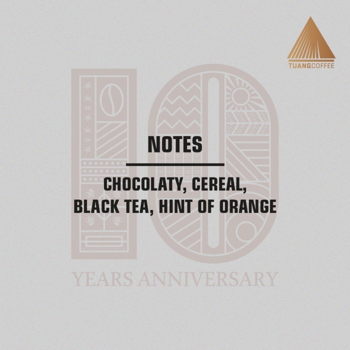 

Roasted Bean Premium Arabica Washed Tuang Coffee 1Kg