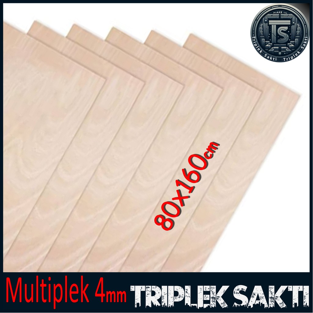 Multiplek Triplek 4mm 80x160 cm ISI 2 LEMBAR ( 4 mm | 80x160cm | 160x80cm | 160x80 | 80 x 160 cm )