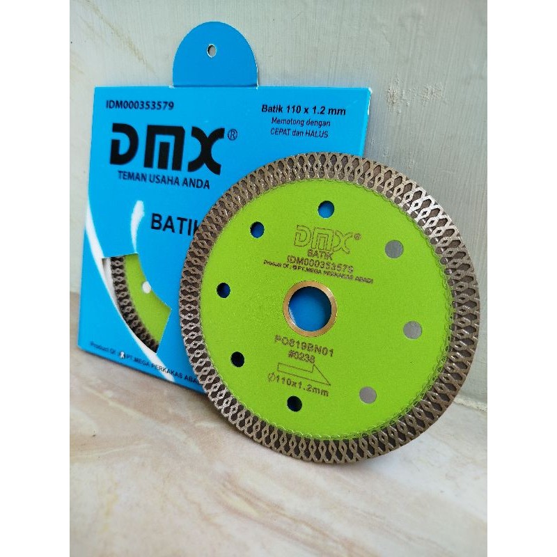 Mata Gerinda Potong Granit DMX Turbo Batik Ori 4" Diamond Wheel Mata Pisau Potong Marmer Granit