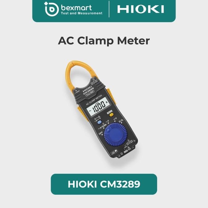 Diskon HIOKI CM3289 Clamp Ampere Tang Ampere 1000A AC RMS bex90 Ayo Beli