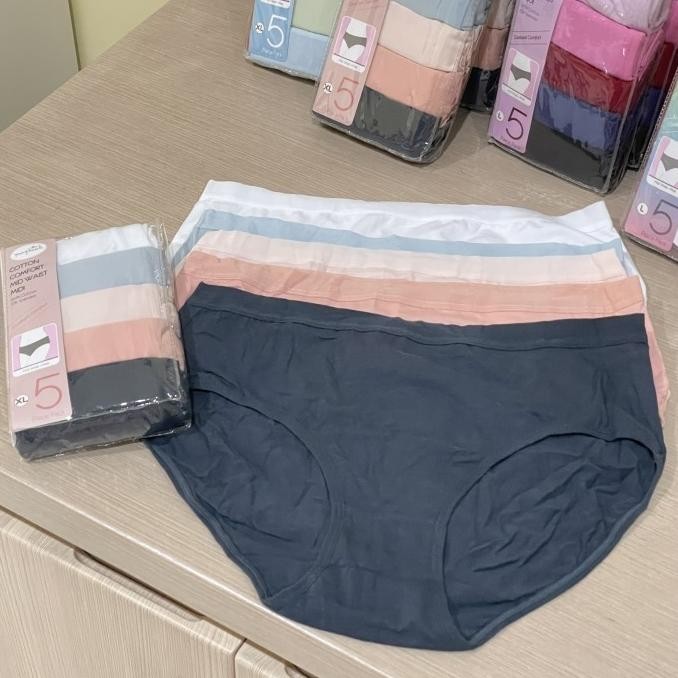 Young Hearts Panty Pack isi 5pcs Constant Comfort Celana Dalam