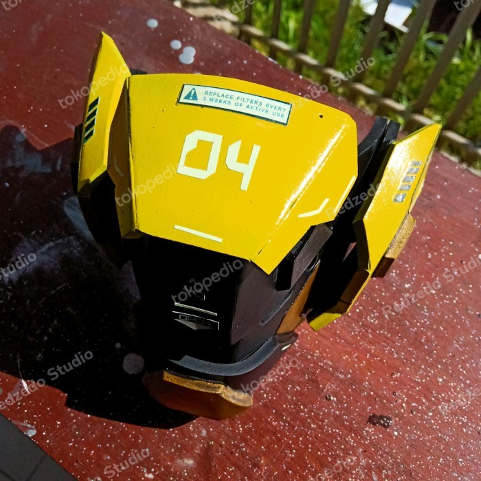 Cyber Mask, Cyberpunk Mask, Tech Wear, Ninja Mask, Topeng Cosplay.