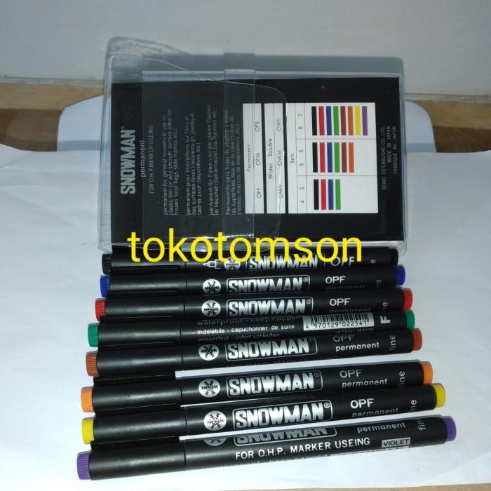 

Spidol Permanent Snowman Opf/Opm