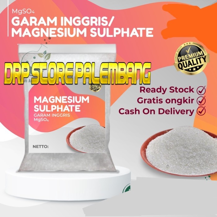 

~^~^~^] Garam Inggris 200gr / Epsom Salt PURE 100% / Magnesium Sulfat 1KG