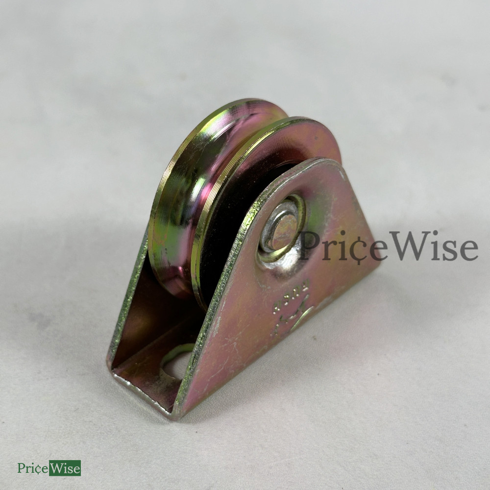 Roda Bubut U V 2 inch 5 cm Lengkung Siku / Roda Rel Pagar Besi Bulat