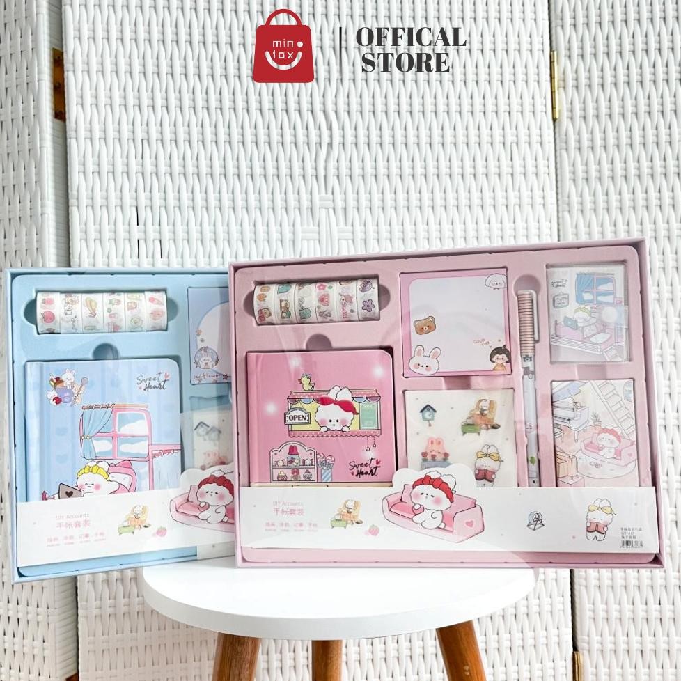 

READY PAKET JURNAL 1 SET 7 PCS PAKET BUKU HARIAN LUCU MURAH UNIK JURNAL KIT BOOK BERKUALITAS