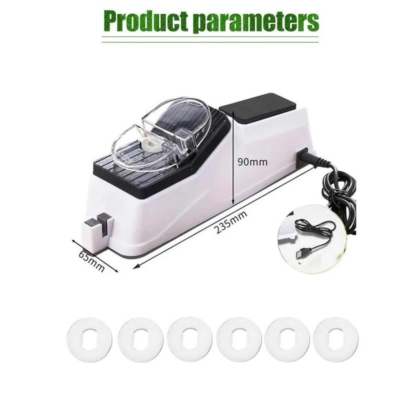 Perangkat Dapur Lainnya Pengasah Pisau Elektrik Knife Sharpener / Pengasah Pisau Listrik