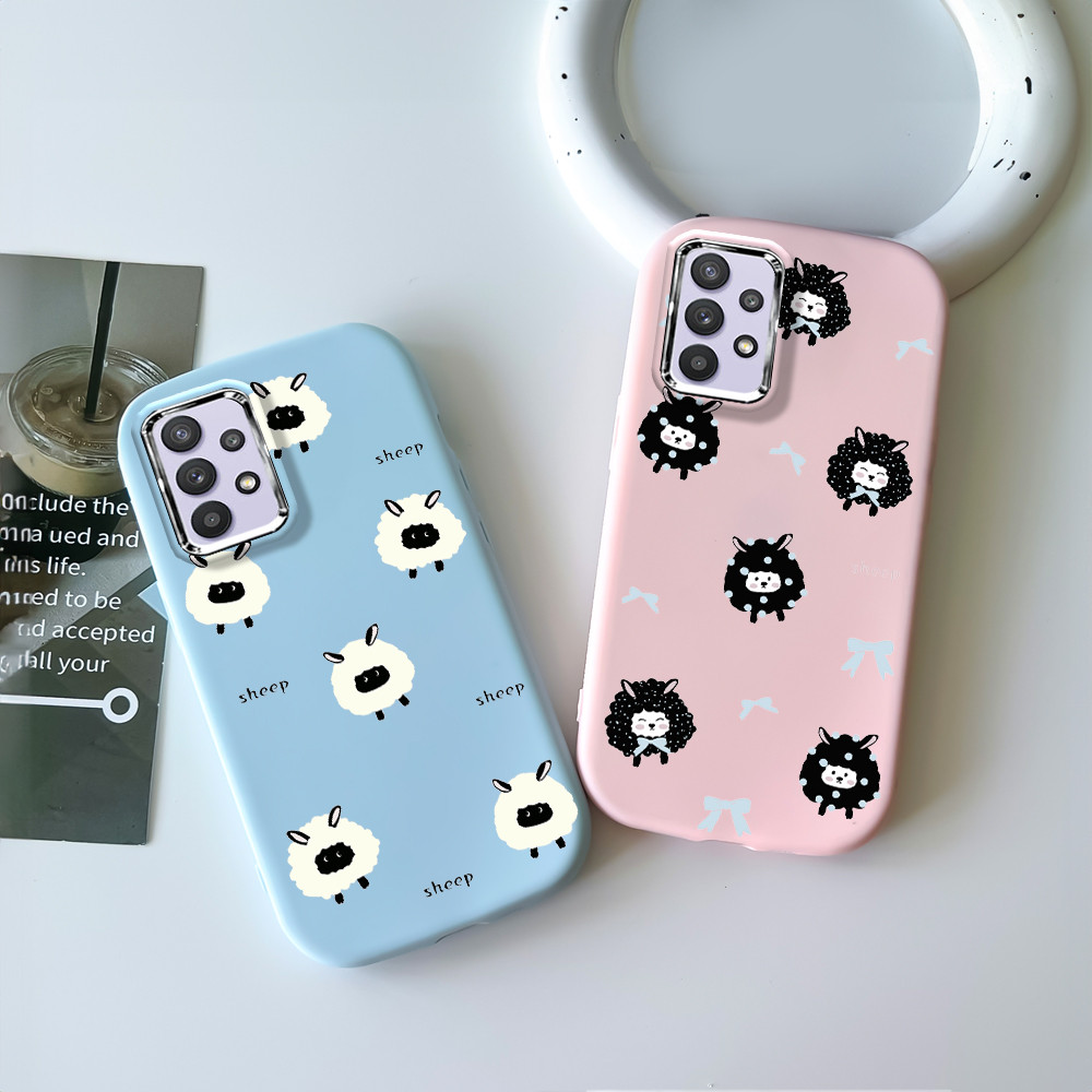 Domba Kecil Soft bening transparan clear Case untuk Samsung S20 FE S21 S23 Ultra S24 S22 Plus A25 A2