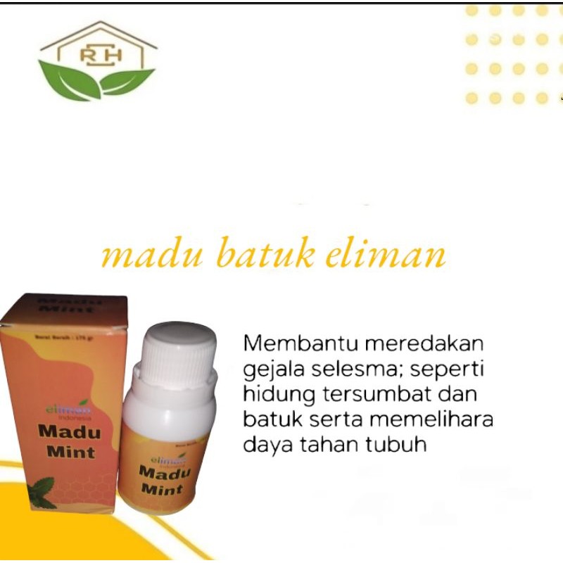 

Madu Batuk Eliman meredakan batuk 175gram