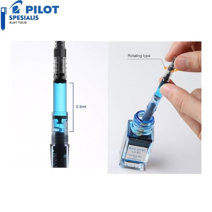 

Terbaru Pilot Con 40 Fountain Pen Ink Converter Con-40 50 70 Pen Tinta Best Quality Original