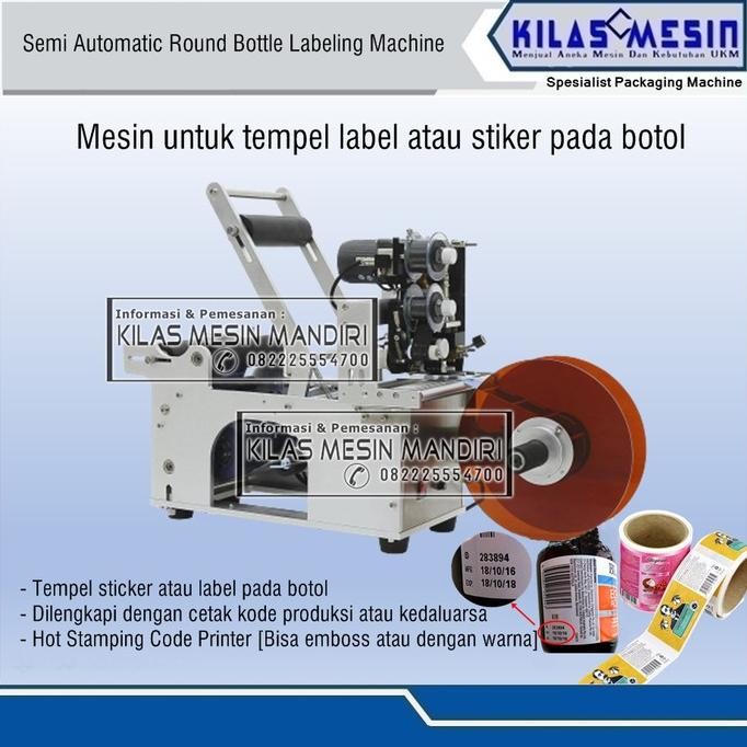 

Mt-50C Labeling Machine: Attach Label Stickers To Bottles By Coding