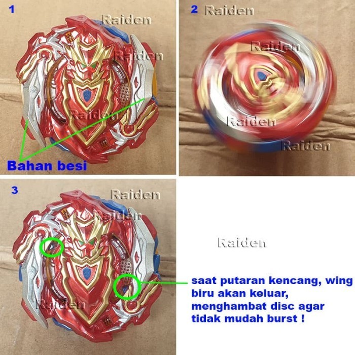 Jun - Promo Beyblade Cho-Z Achilles B129 Burst Mainan Gasing Anak Tbk