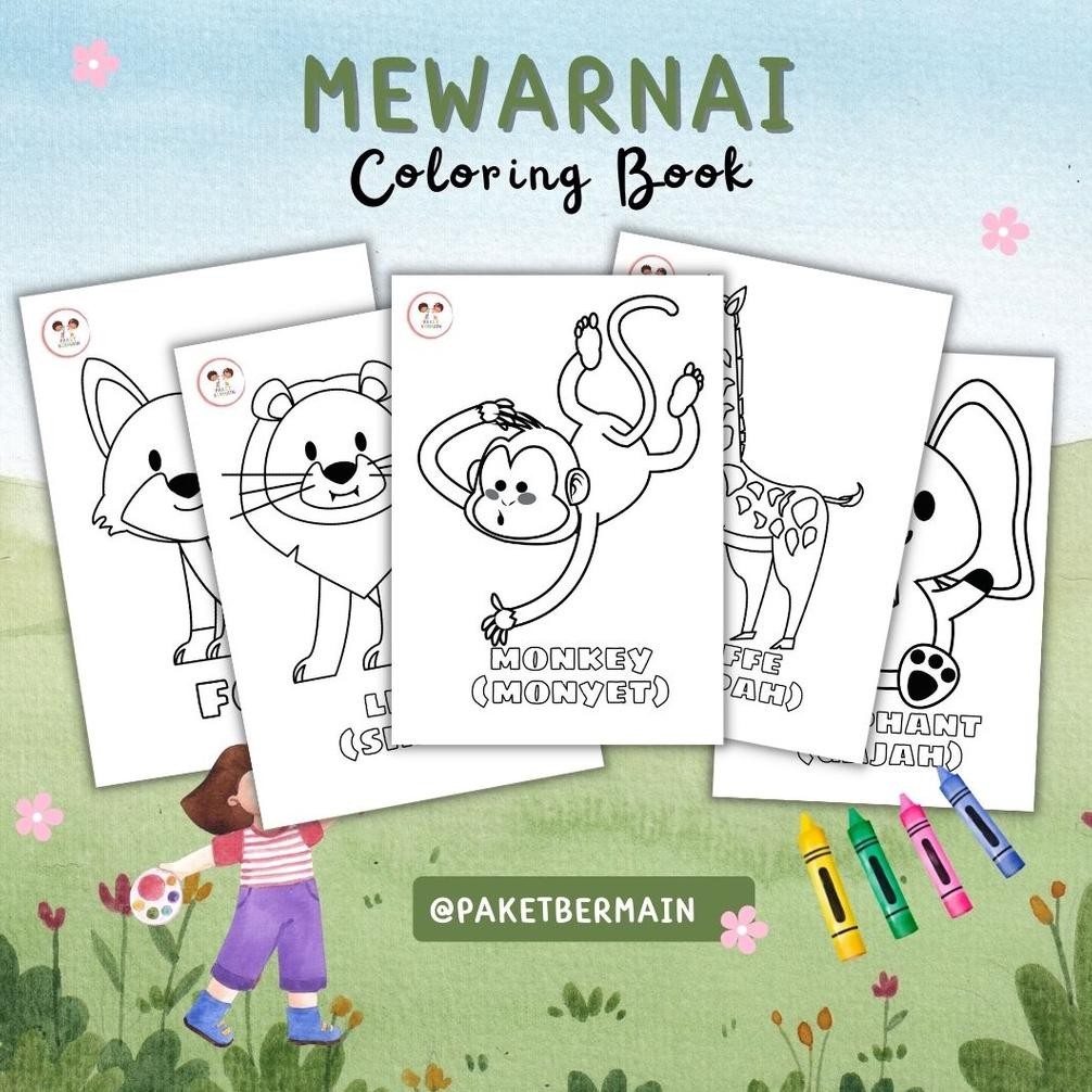 

Free Ongkir [Pdf] 127 Halaman Printable Lembar Mewarnai Anak Paud Tk Mewarnai Hewan, Buah, Sayur, Angka, Transportasi Dll Usia 2 3 4 5 Tahun Pdf Aktivitas Anak 6 Tahun