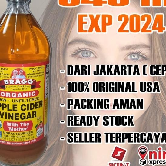 

Bragg Cider Vinegar 946 Ml / Cuka Apel Organik