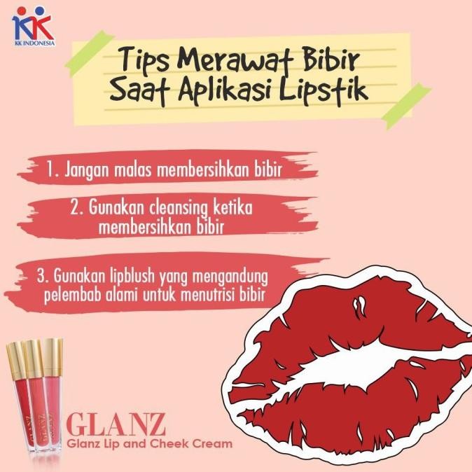 Lip And Cheek Baby K / Glanz / Kk Indonesia / Ori 100% Shp21