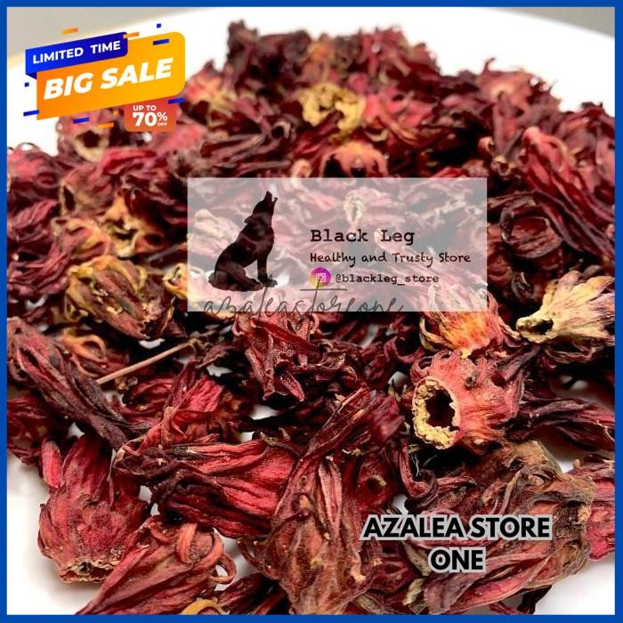 

RED ROSELLE FLOWER TEA / TEH BUNGA ROSELLA MERAH 50 GRAM [PREMIUM] BEBAS ONGKIR !! BY AZALEA STORE