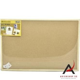 

NEW Bi-Silque Cork board papan buletin/Pin board 90x60 Cm