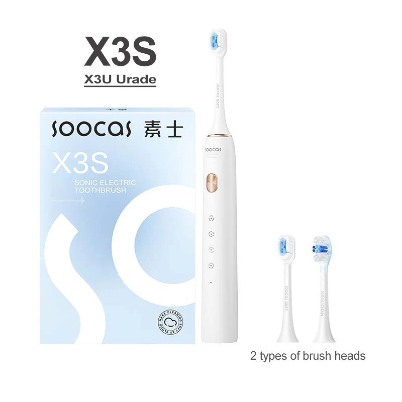 

SOOCAS X3S Sikat Gigi Listrik Sonik Tipe-c Sikat Gigi Otomatis Ultrasonik Isi Ulang Cepat IPX8 Dewasa Tahan Air 4 Mode Peningkatan X3U |3058E536|