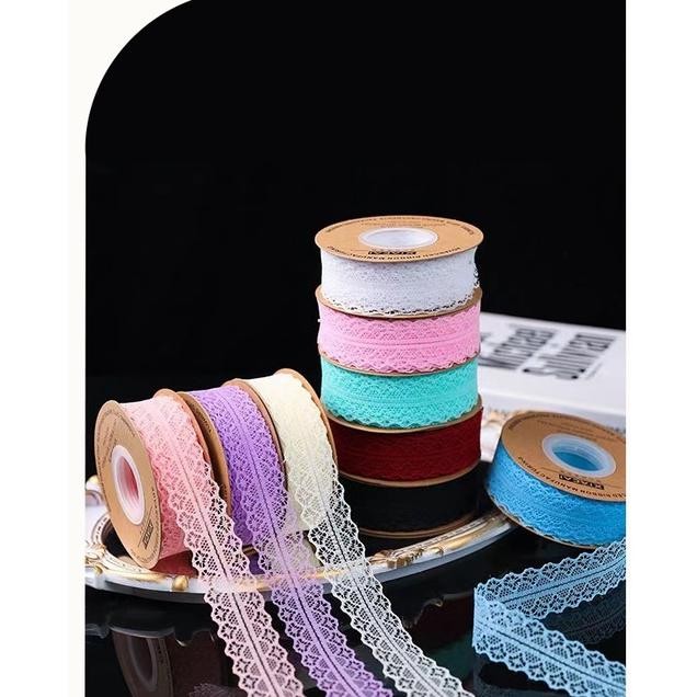 

SPECIAL [1Rol 45Meter] Korean Pita Renda Lace Ribbon 3cm PITA RENDA LEBAR 3 CM / FLOWER WRAP RIBBON rwet-23