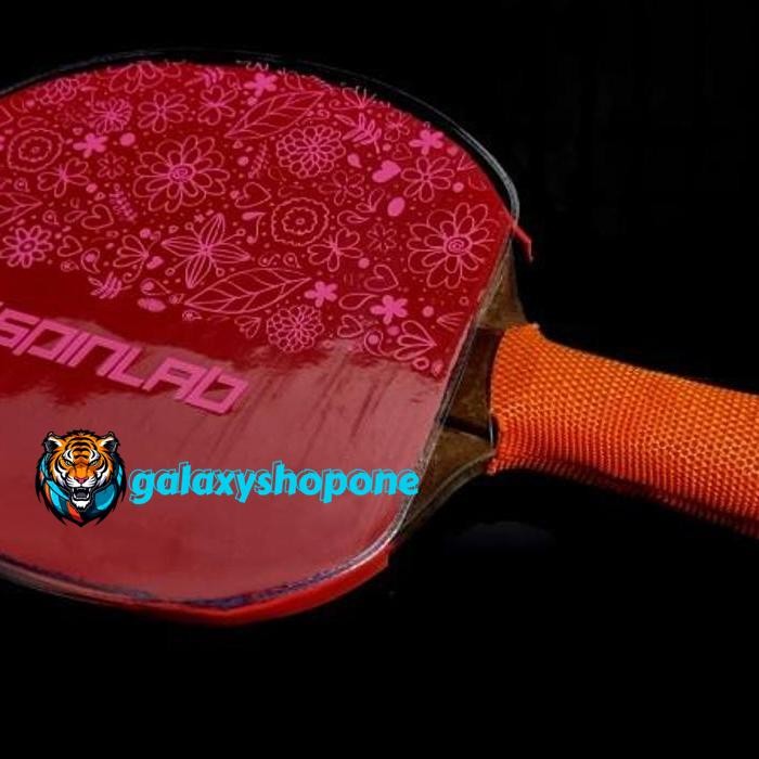 RUBBER PROTECTOR SPINLAB FLORAL - PELINDUNG KARET BET PINGPONG BAT KUALITAS PRODUK TERBAIK