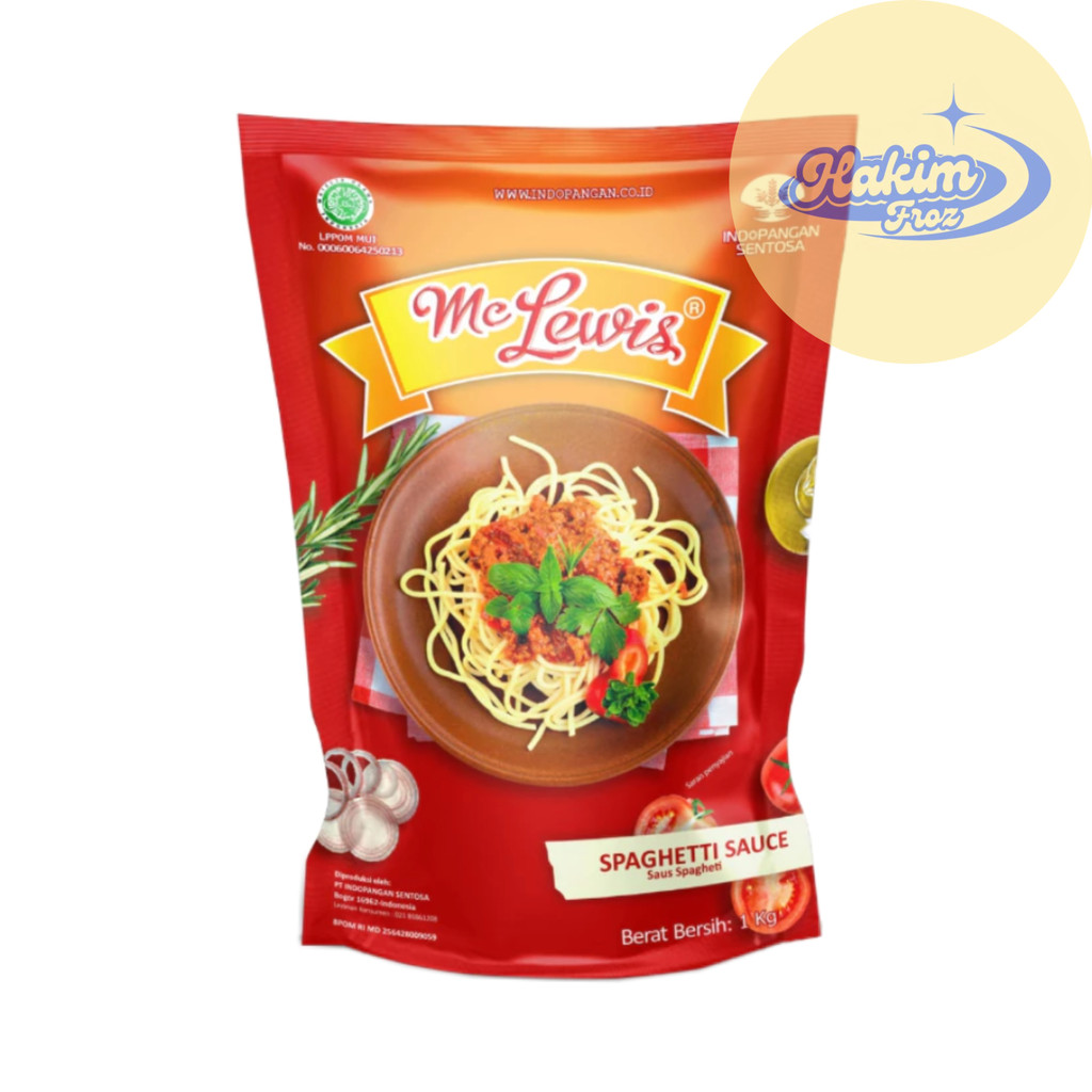 

MC LEWIS SPAGHETTI SAUCE 1KG