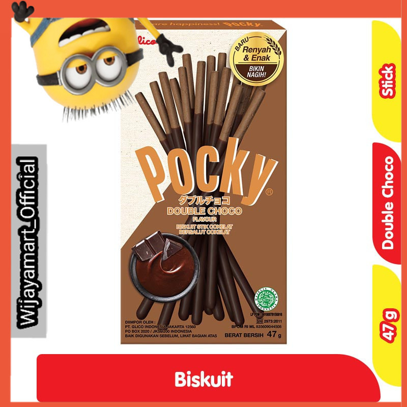 

Pocky Biskuit Stik Double Cokelat47 g