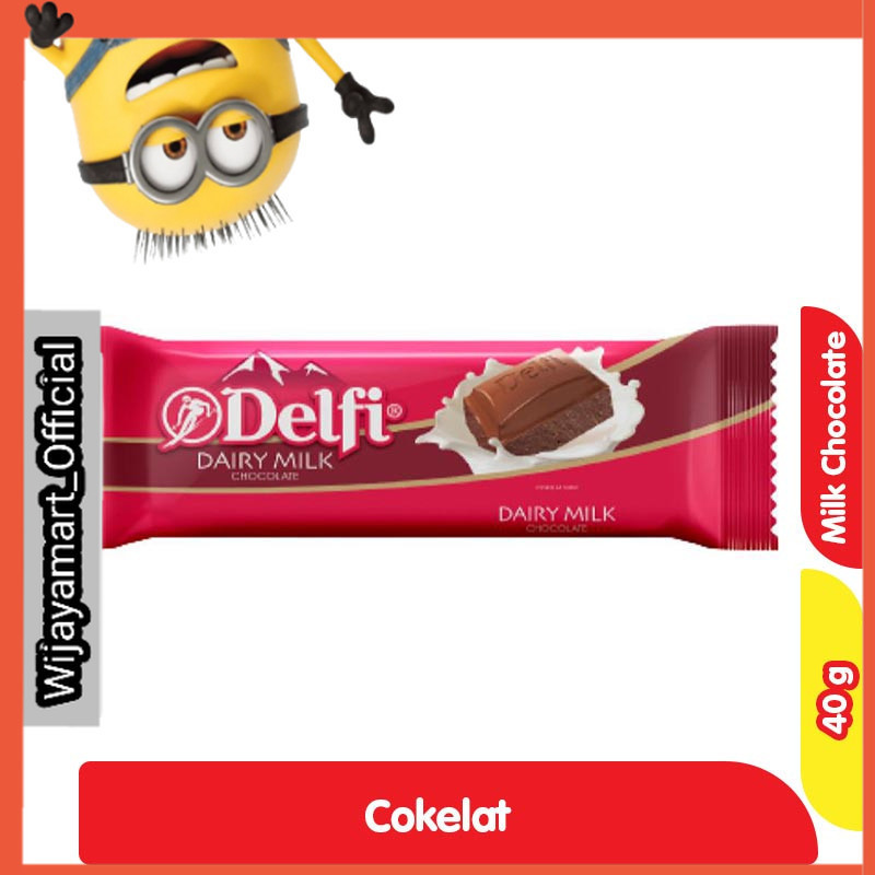 

Delfi Dairy Cokelat Susu Batang 40 g