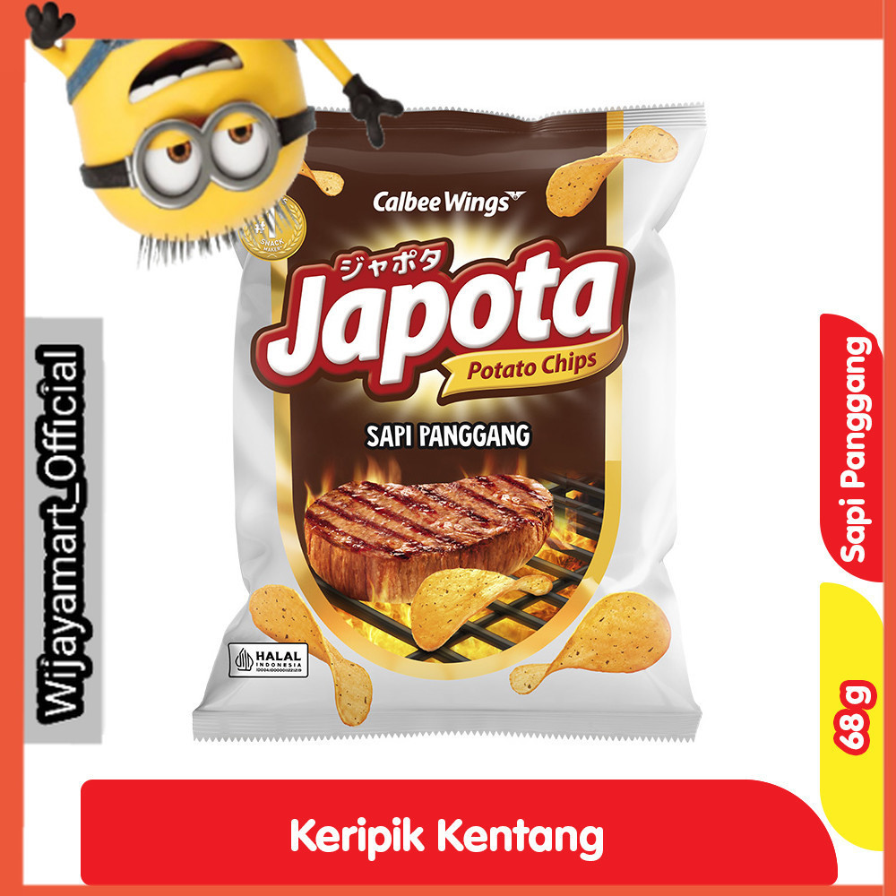 

Japota Keripik Kentang Sapi Panggang 68 g