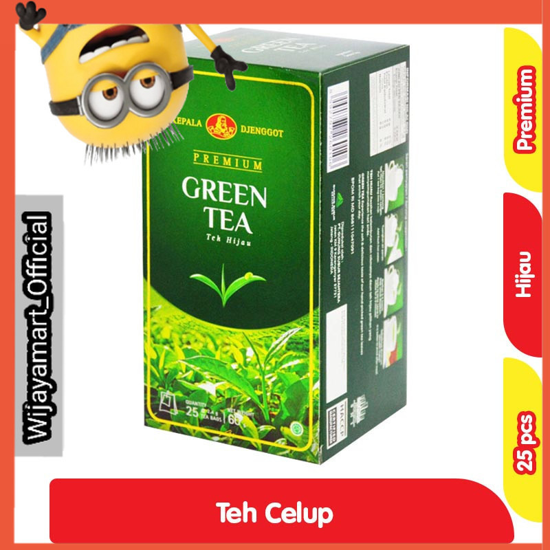 

Kepala Djenggot Teh Hijau Celup 25 pcs