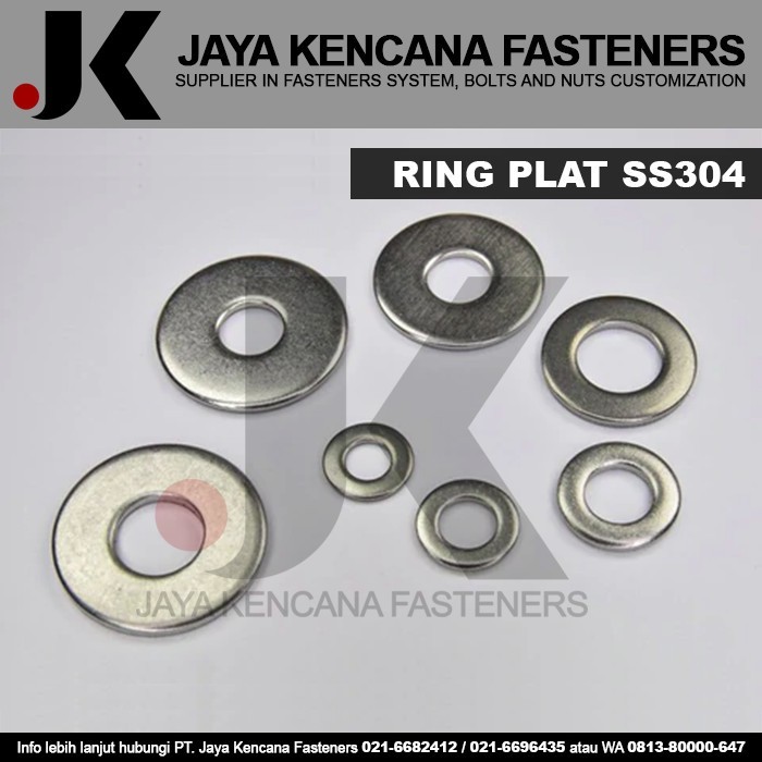 Sheeren - Ring Plat / Flat Washer Ss316, M33 (Stainless Steel)