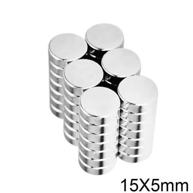 

:0:0:0] Magnet Bulat Neodymium 15 x 5mm Super Kuat Magnet Neodymium 15x5mm