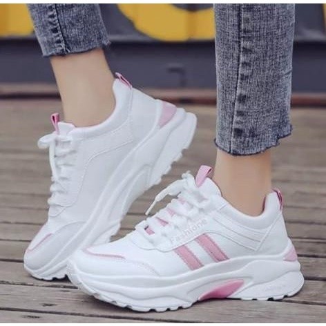 Sneakers Sprot Olahraga Sepstu Sokolah Murah Sapatu Kuliah Perguruan Tinggi Sneake Sol Empuk Sepayi 