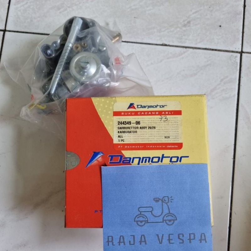 MURAH KARBURATOR 26 26 CARBURETTOR DANMOTOR VESPA SPARTAN MURAH