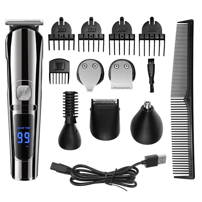 ubeator hair clipper 6 in 1 digital display all in one hair trimmer for men alis beard trimmer elect