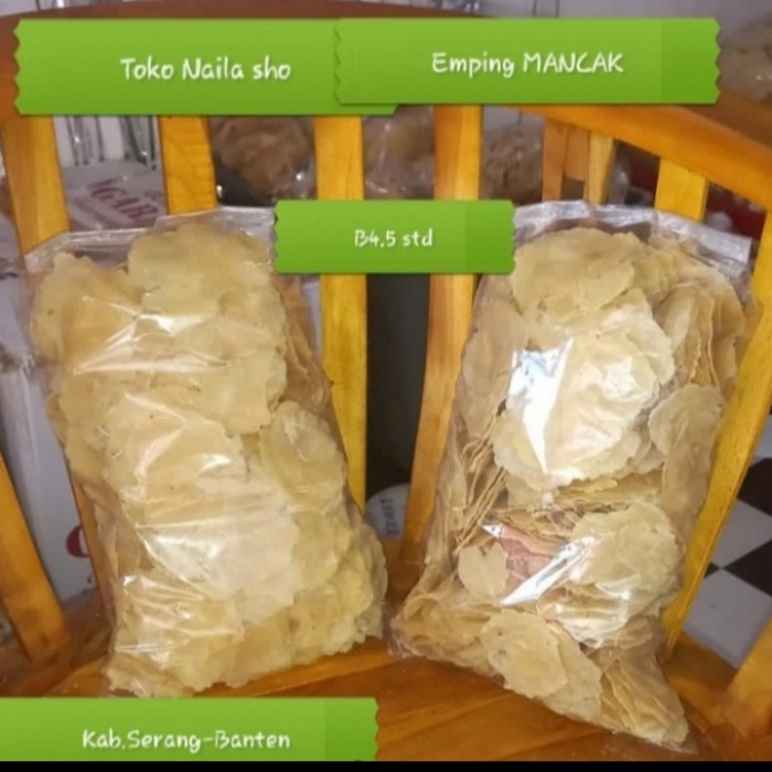 

Terlaris Emping Melinjo Mentah ukuran standar 500 gram (khas serang) SALE