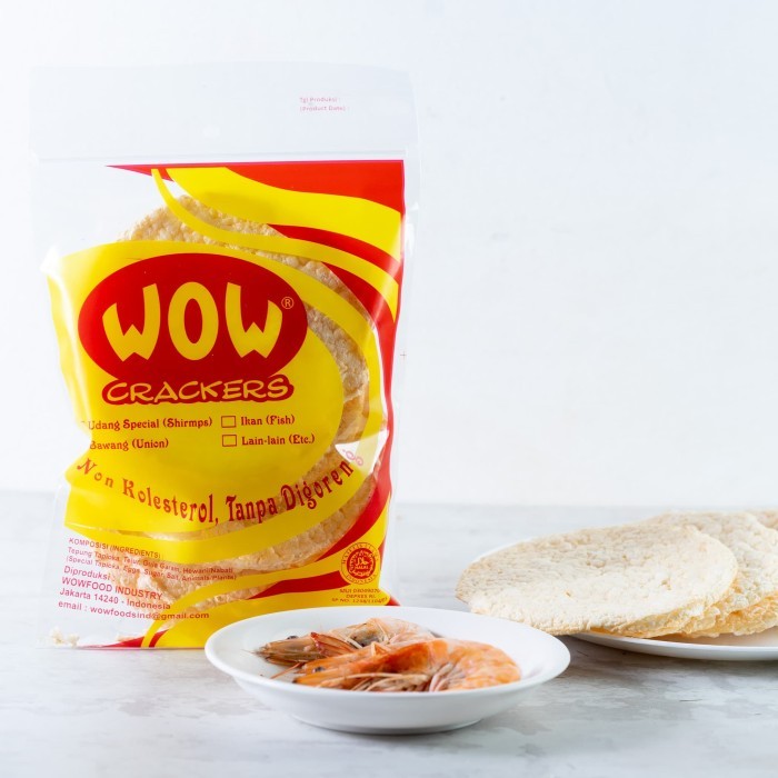 

Terlaris WOW Crackers Krupuk Udang Sehat SALE