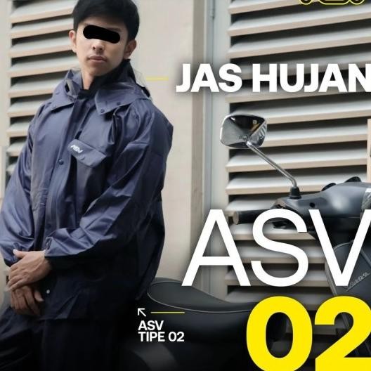 Jas Hujan Full Press Karet Tebal Asv Size L Xl Xxl Xxxl Jumbo