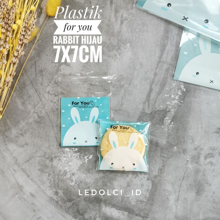 

```````] PLASTIK COOKIES PLASTIK KANTONG SOUVENIR MODEL RABBIT KELINCI