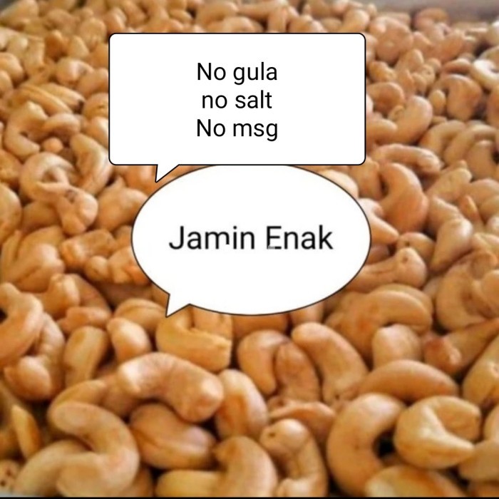 

STOK TERBATAS Kacang Mede Super Original Panggang / Roasted Cashew 500gr