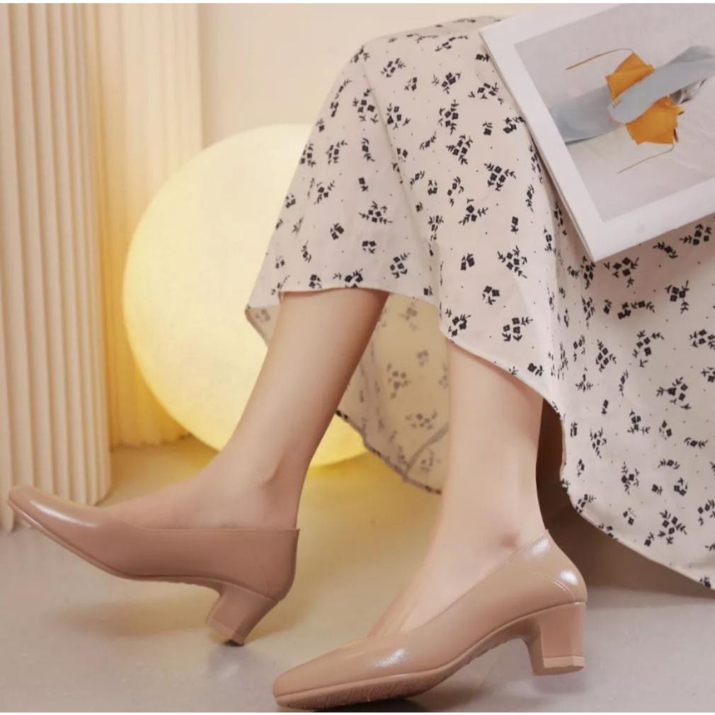 ORIGINAL Sepatu Wanita Terbaru/Kekinian Pantofel Jelly Alina 623/Sepatu Kerja jy-56