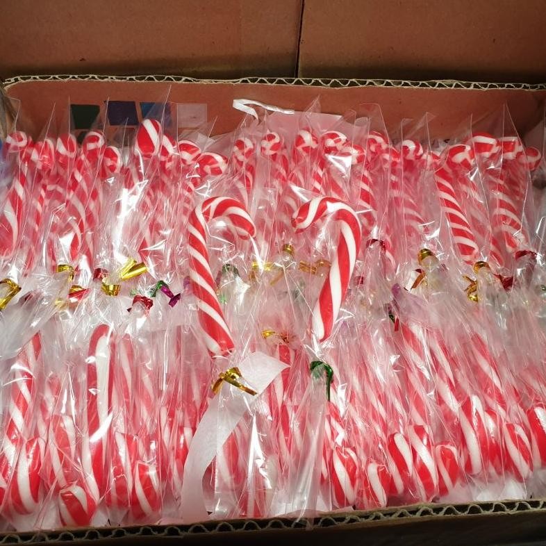 

TERMURAH Permen Tongkat Natal - Candy Cane uk 7cm isi 50 gfd-6